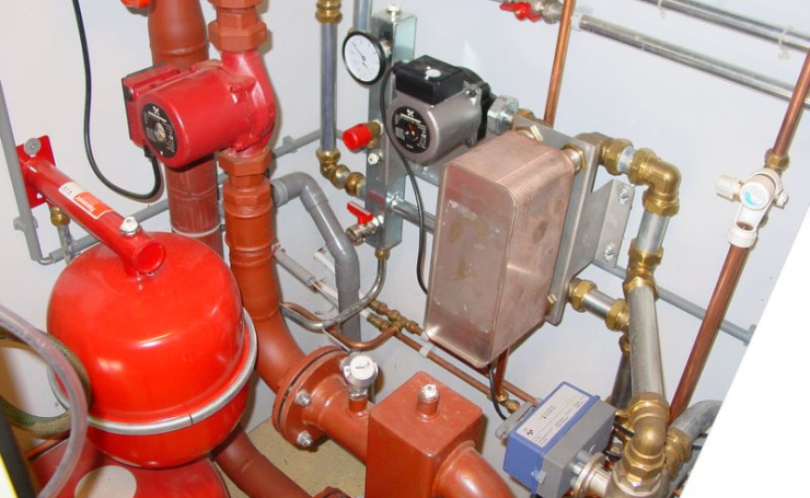 Radiator installatie